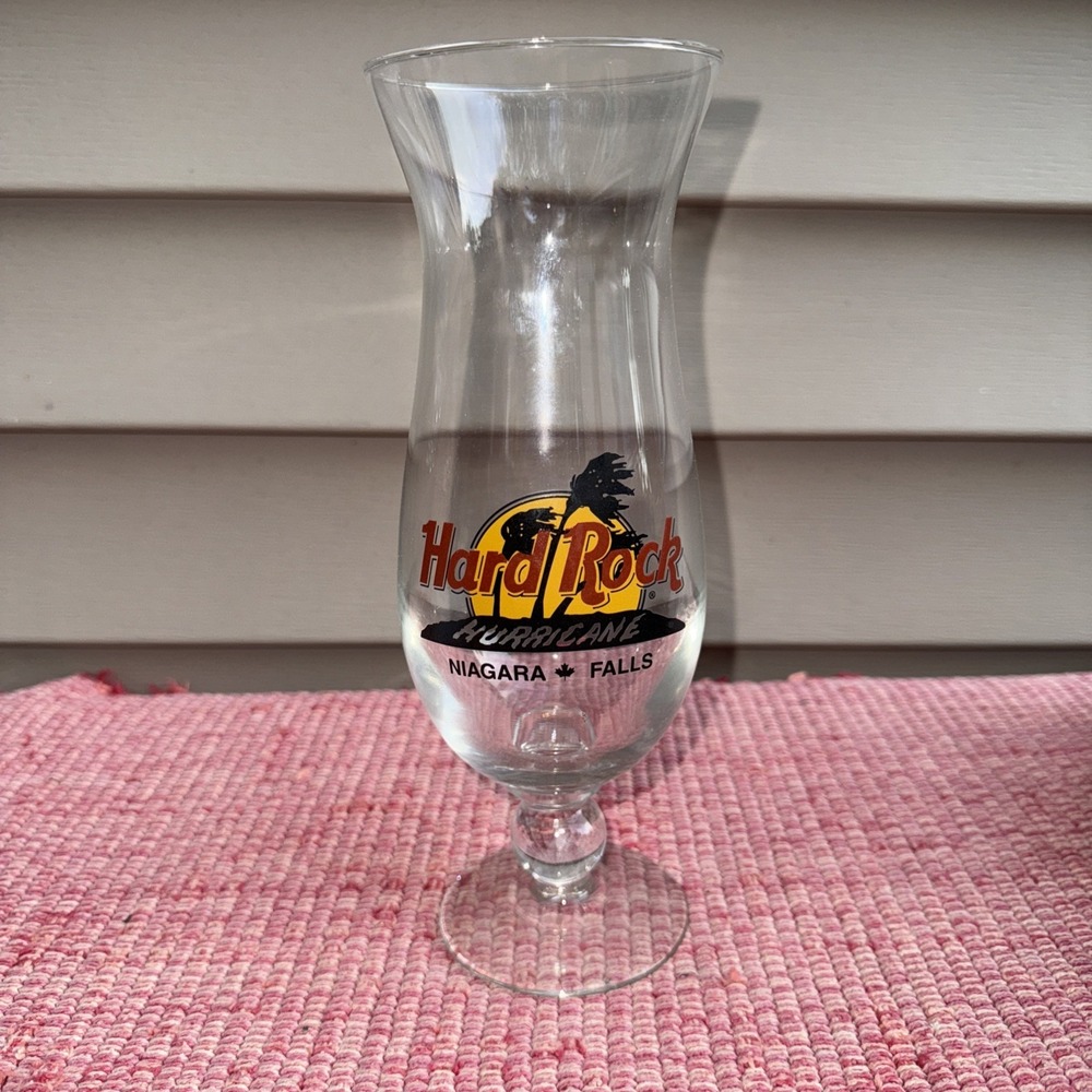 Hard Rock Cafe Niagara‎ Falls Canada HURRICANE DRINK GLASS